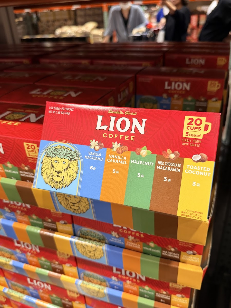 Lion Coffee Drip Coffee Bag Assortment 20 ct