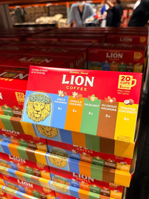 Lion Coffee Drip Coffee Bag Assortment 20 ct
