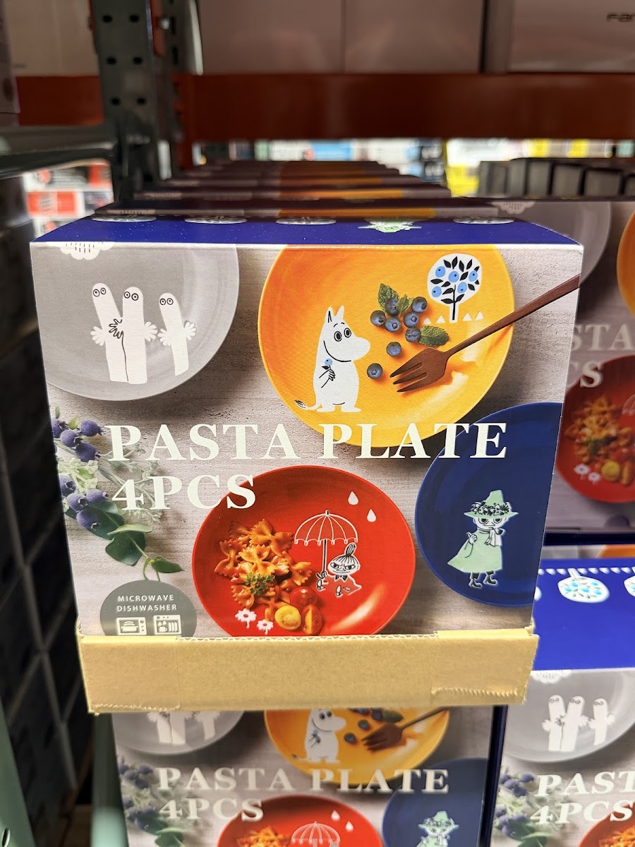 姆明 約21cm餐盤4件組
