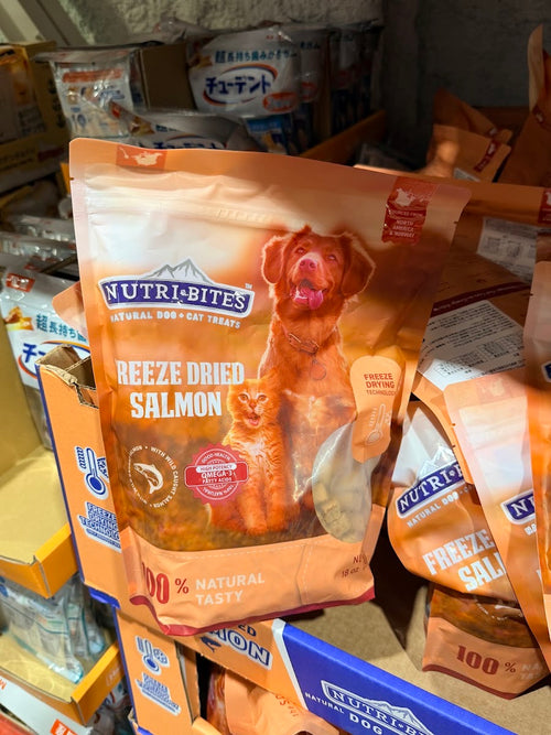 NUTRI-BITES Freeze-Dried Salmon Treats for Dogs & Cats 510g