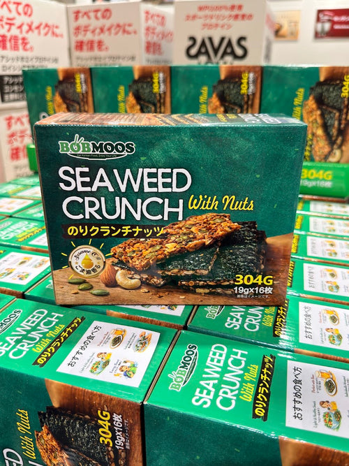 BOBMOOS Seaweed & Nut Crisps