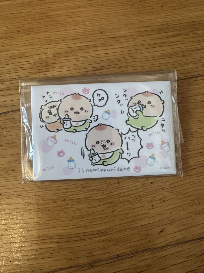 CHIIKAWA Baby 方形磁石貼（iinomippuridane）