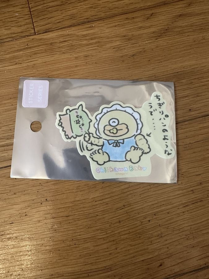 CHIIKAWA Baby 手機尺寸貼紙（Ode 與哥布林）