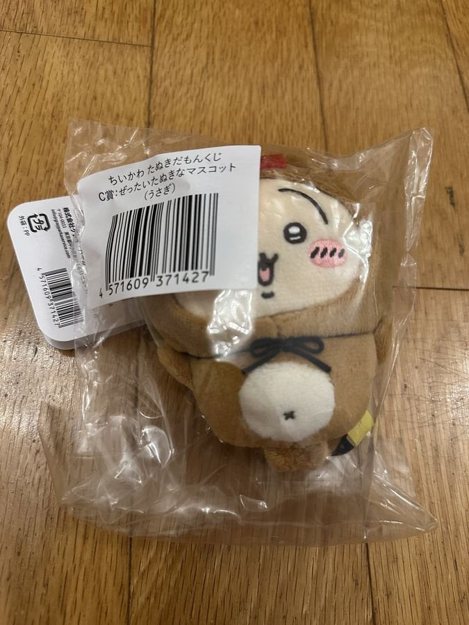 CHIIKAWA 我是狸貓抽獎 C賞 絕對是狸貓公仔掛飾（兔兔）