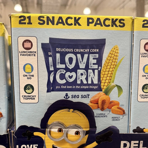 LOVE CORN Sea Salt Crunchy Corn Snack 20g × 21 Packs