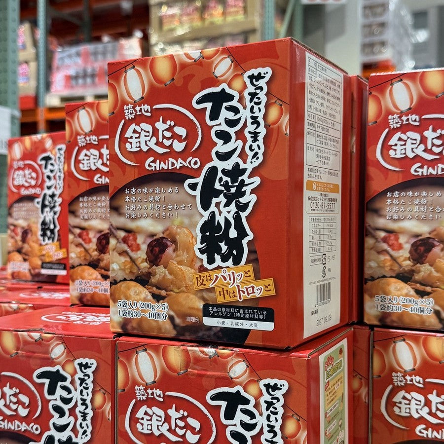 築地銀章魚 絕對好味！章魚燒粉 200g×5 包