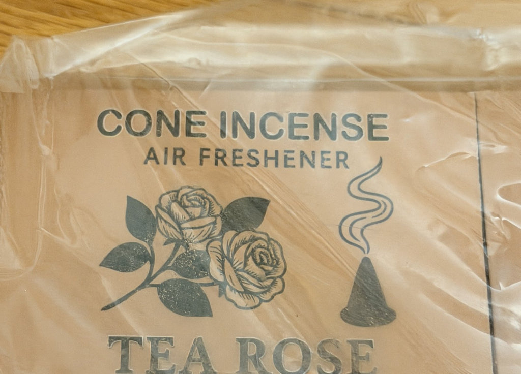 Nepal KRITI Gold Incense Cones (Tea Rose)
