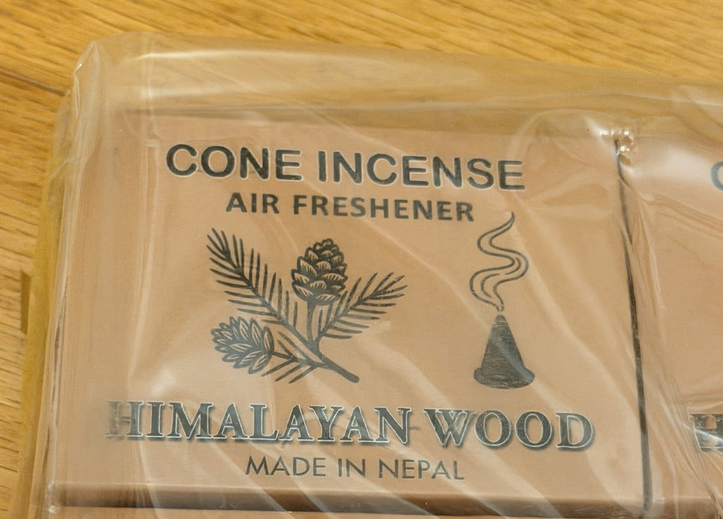 Nepal KRITI Gold Incense Cones (Himalayan Wood)