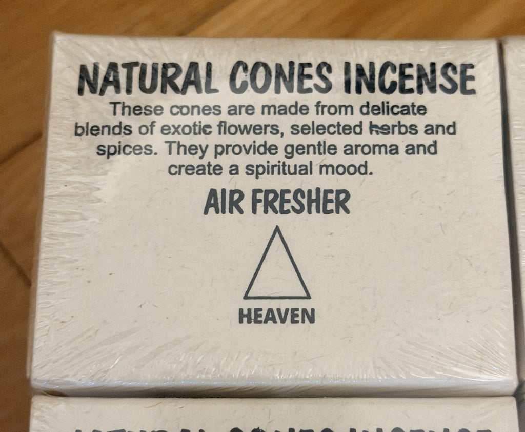 Nepal Lotus Incense Cones (Heaven)