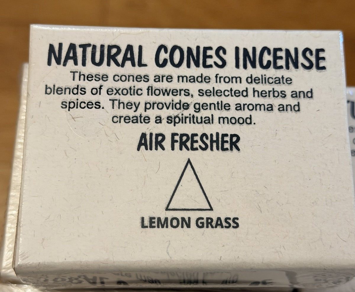 Nepal Lotus Incense Cones (Lemongrass)