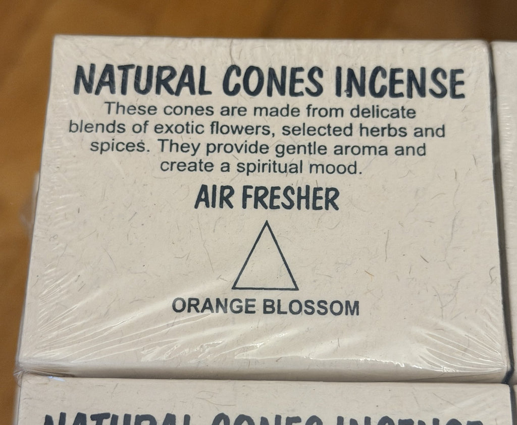 Nepal Lotus Incense Cones (Orange Blossom)
