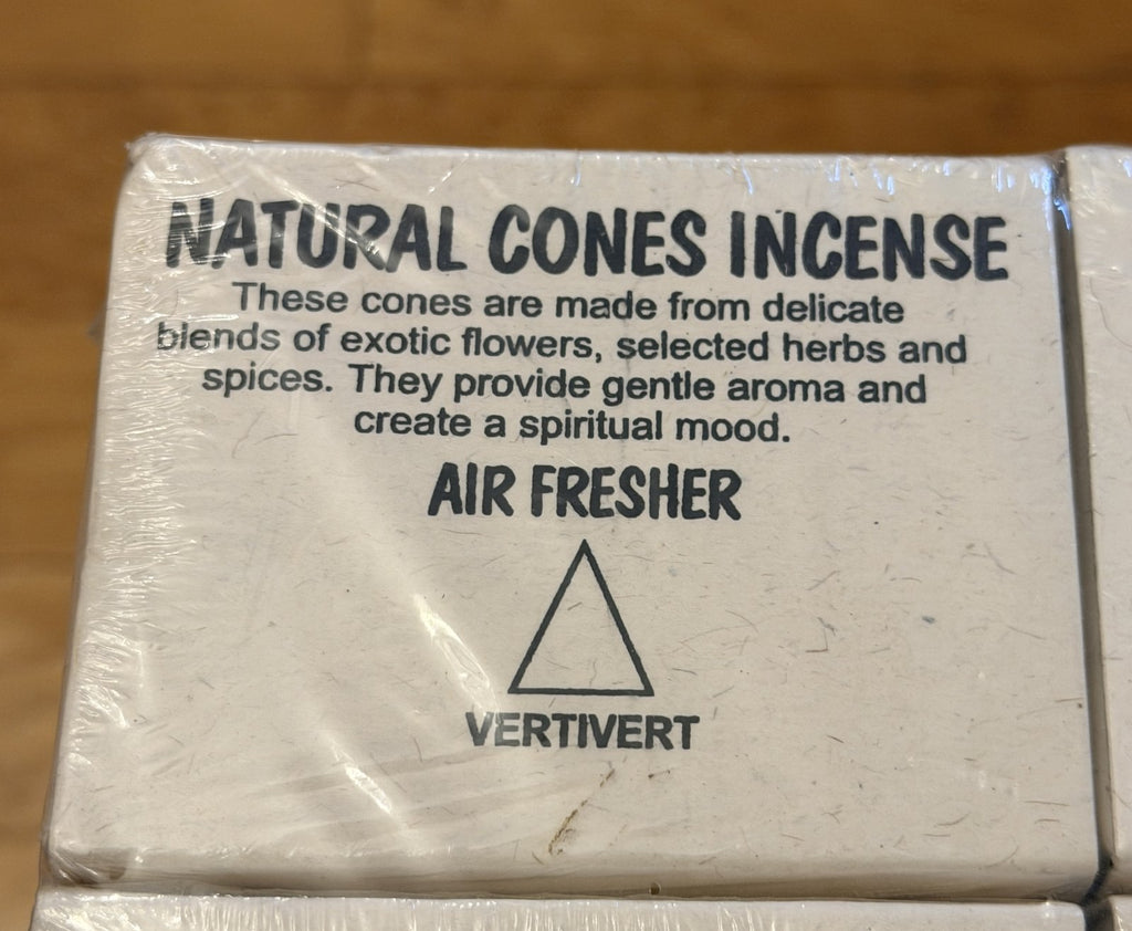 Nepal Lotus Incense Cones (Vetiver)