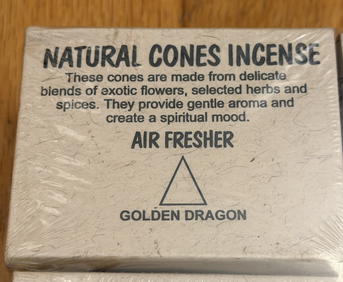 Nepal Lotus Incense Cones (Golden Dragon)