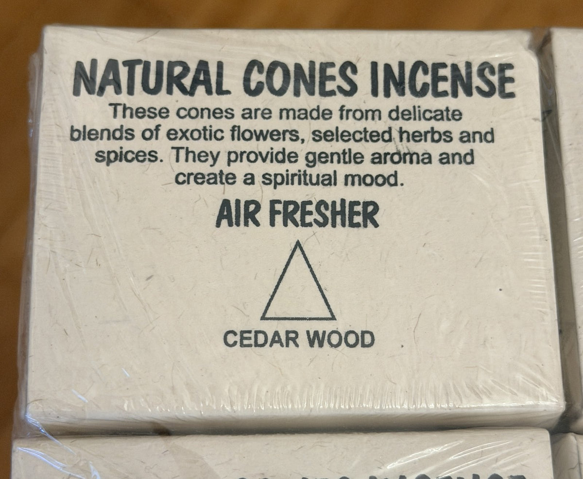 Nepal Lotus Incense Cones (Cedarwood)