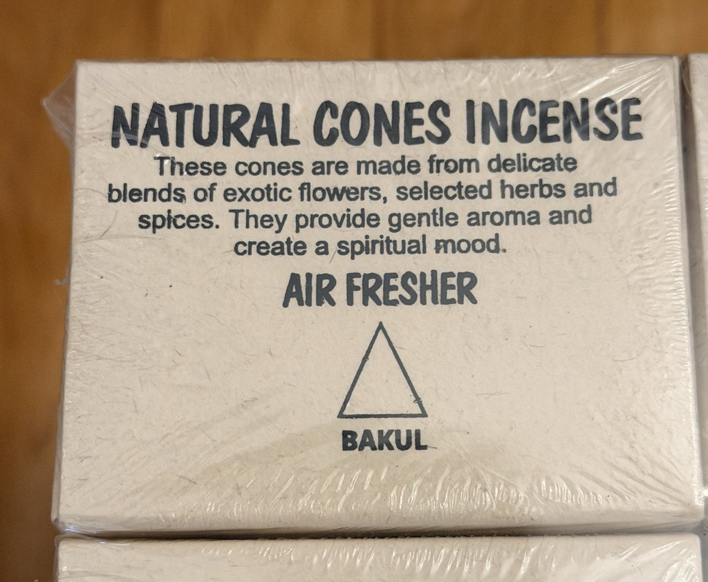 Nepal Lotus Incense Cones (Bakul Flower)