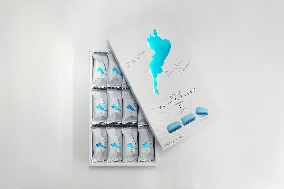 琵琶湖藍 烤朱古力 12個裝