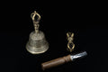 Tibetan Bell and Vajra Set (Brass)