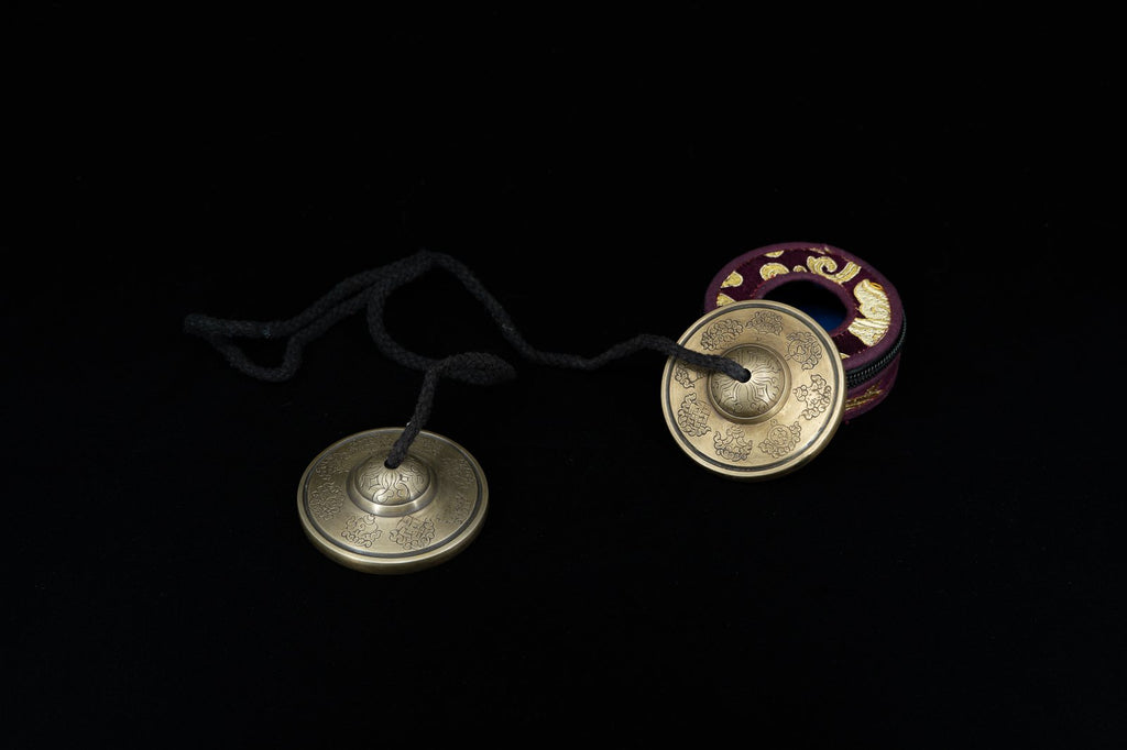 Tibetan Tingsha Cymbals (Auspicious Symbols)